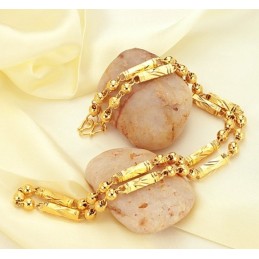 Easy To Use Male Scrub 18K Gold-Plated Necklace