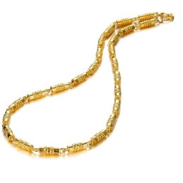 Quality And Quantity Assured Male 18K Gold-Plated Necklace