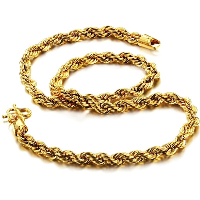 Reliable Quality Female Roll Type 18K Gold-Plated Necklace