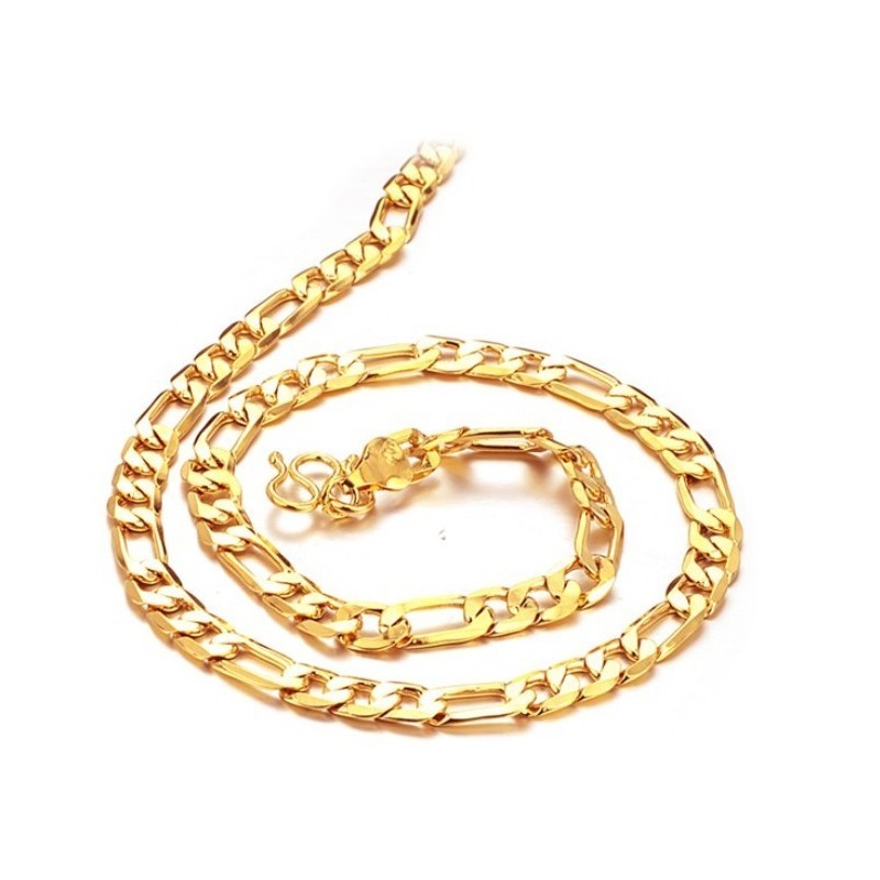 Dependable Performance Male O Font 18K Gold-Plated Necklace Dependable Performance Male O Font 18K Gold-Plated Necklace