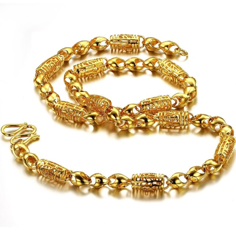World-Wide Renown Female Hollow 18K Gold-Plated Necklace World-Wide Renown Female Hollow 18K Gold-Plated Necklace