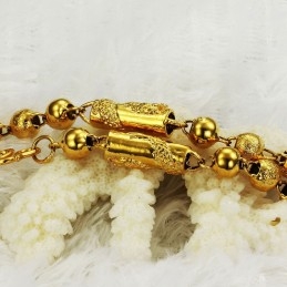 High Quality Male Dragon Pattern 18K Gold-Plated Necklace