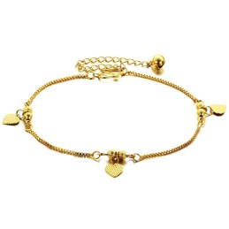 Quality And Quantity Assured Female Sweetheart 18K Gold-Plated Anklet