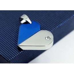Wonderful Deformable Heart-Shaped Titanium Pendant - Free Chain