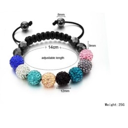 Superior Quality Female Ball Shape Crystal Bracelet