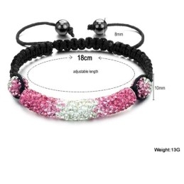 Complete In Specifications Female Ball Shape Crystal Bracelet