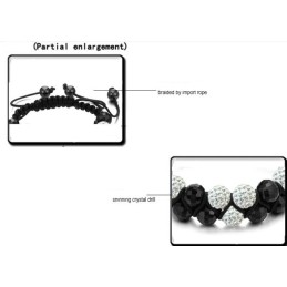Reliable Quality Female Ball Shape Crystal Bracelet