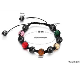 High Quality Female Ball Shape Crystal Bracelet