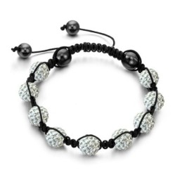 Stable Quality Female Ball Shape Crystal Bracelet
