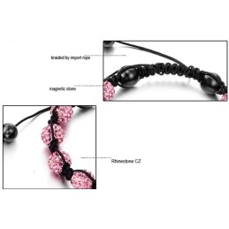 Stable Quality Female Ball Shape Crystal Bracelet