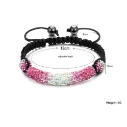 Quality And Quantity Assured Female Ball Shape Crystal Bracelet
