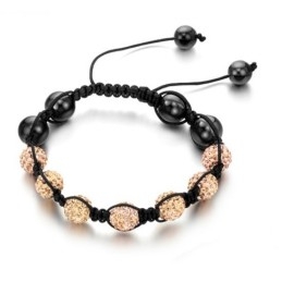 Quality And Quantity Assured Female Ball Shape Crystal Bracelet