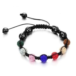 Quality And Quantity Assured Female Ball Shape Crystal Bracelet