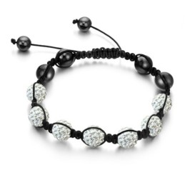 Complete In Specifications Female Ball Shape Crystal Bracelet
