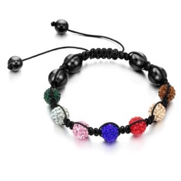 Complete In Specifications Female Ball Shape Crystal Bracelet