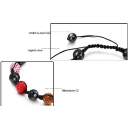 Selling Well All Over The World Female Ball Shape Crystal Bracelet