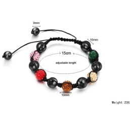 Selling Well All Over The World Female Ball Shape Crystal Bracelet