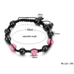 Reliable Reputation Female Ball Shape Crystal Bracelet