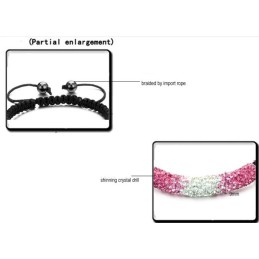 Well-Known For Its Fine Quality Female Ball Shape Crystal Bracelet