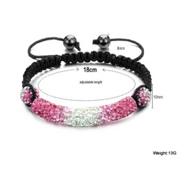 Well-Known For Its Fine Quality Female Ball Shape Crystal Bracelet