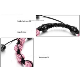 Selling Well All Over The World Female Ball Shape Crystal Bracelet