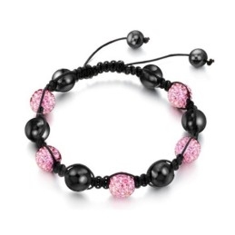 Well-Known For Its Fine Quality Female Ball Shape Crystal Bracelet