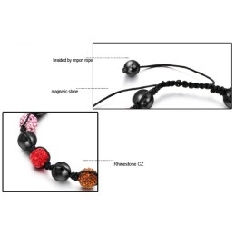Well-Known For Its Fine Quality Female Ball Shape Crystal Bracelet