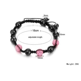 Reliable Reputation Female Ball Shape Crystal Bracelet
