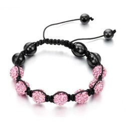 Durable In Use Female Ball Shape Crystal Bracelet