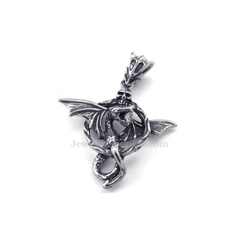 Exquisite Titanium Pterosaur Pendant Necklace (Free Chain)
