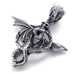 Exquisite Titanium Pterosaur Pendant Necklace (Free Chain)