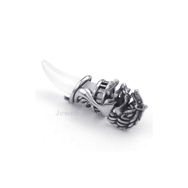 Exquisite Titanium Wolf'S Fang Pendant Necklace (Free Chain) Exquisite Titanium Wolf'S Fang Pendant Necklace (Free Chain)