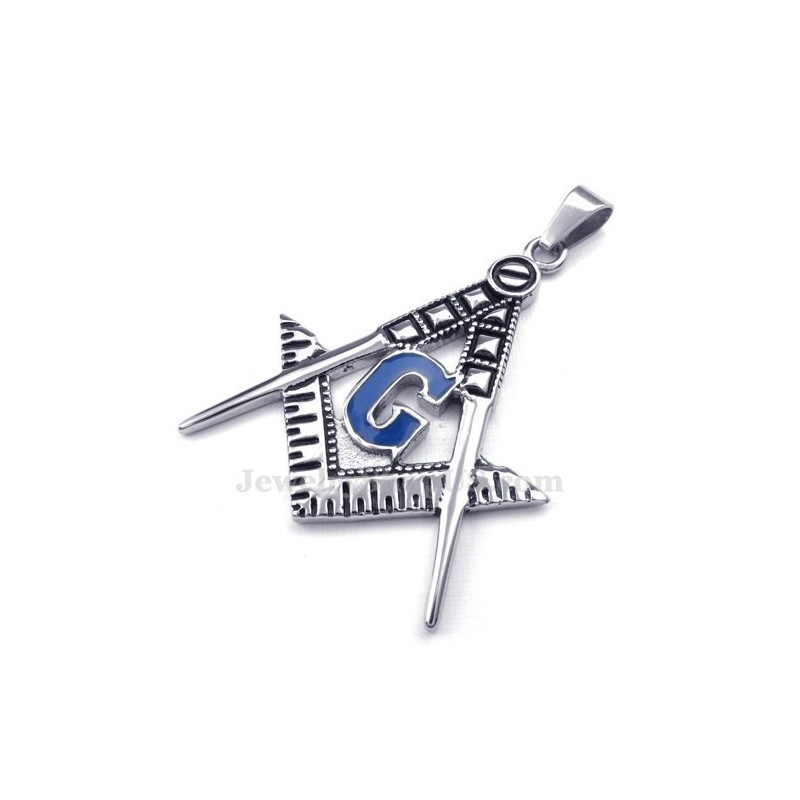 Titanium Masonic Pendant Necklace (Free Chain)