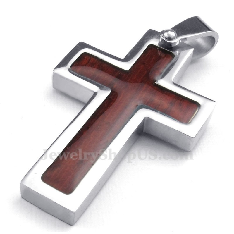 Titanium Cross Pendant Necklace (Free Chain) Titanium Cross Pendant Necklace (Free Chain)