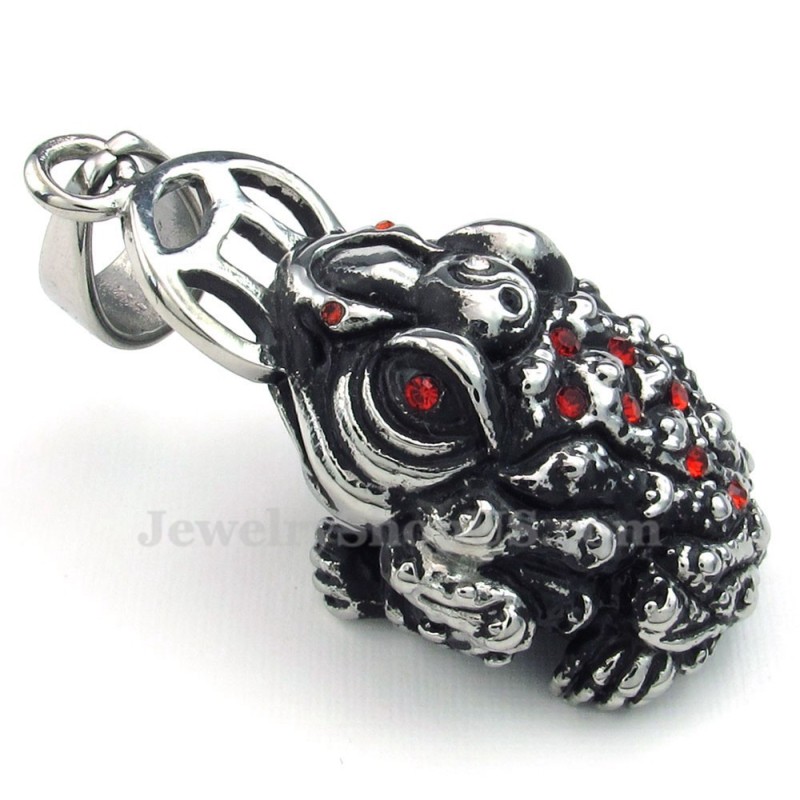 Titanium Toad Pendant Necklace (Free Chain) Titanium Toad Pendant Necklace (Free Chain)