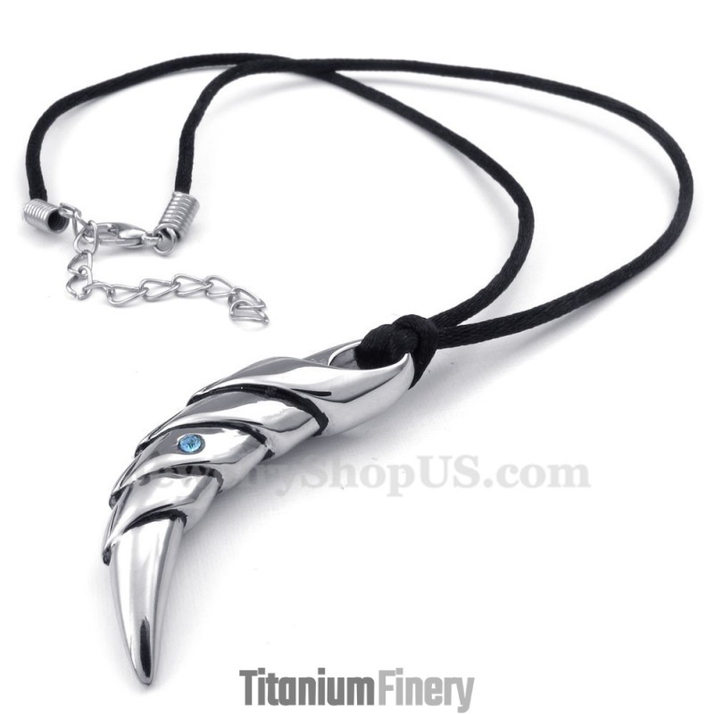 Titanium Talon Pendant Necklace (Free Chain) Titanium Talon Pendant Necklace (Free Chain)