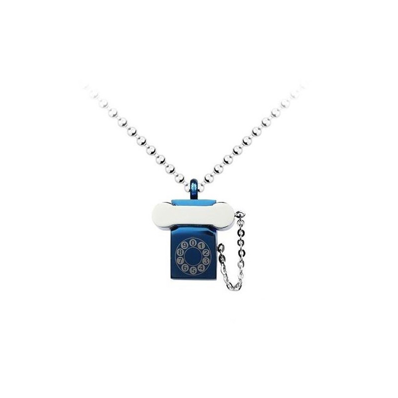 New Style Telephone Titanium Pendant - Free Chain