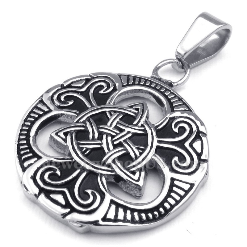 Titanium Celtic Knot Pendant Necklace (Free Chain) Titanium Celtic Knot Pendant Necklace (Free Chain)