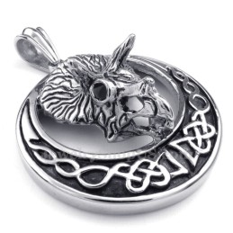 Fashion Titanium Pendant Necklace (Free Chain)