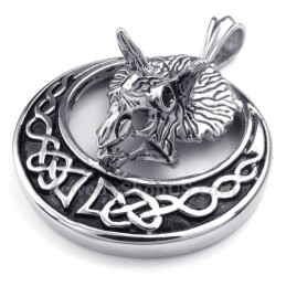 Fashion Titanium Pendant Necklace (Free Chain)