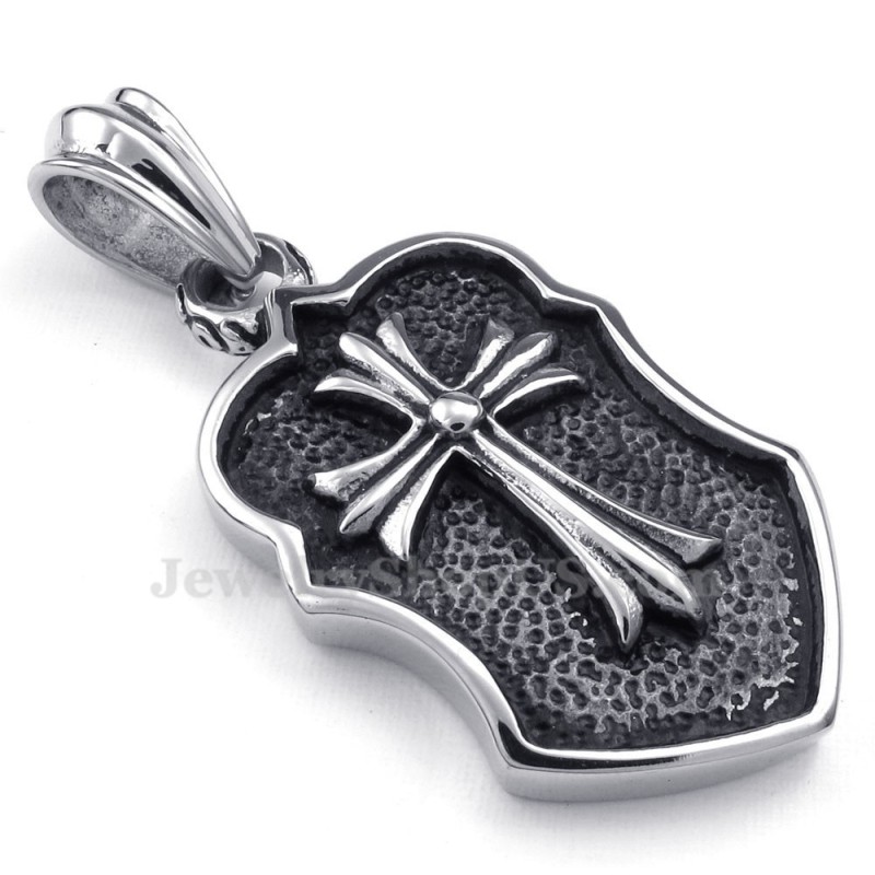 Titanium Cross Pendant Necklace (Free Chain) Titanium Cross Pendant Necklace (Free Chain)