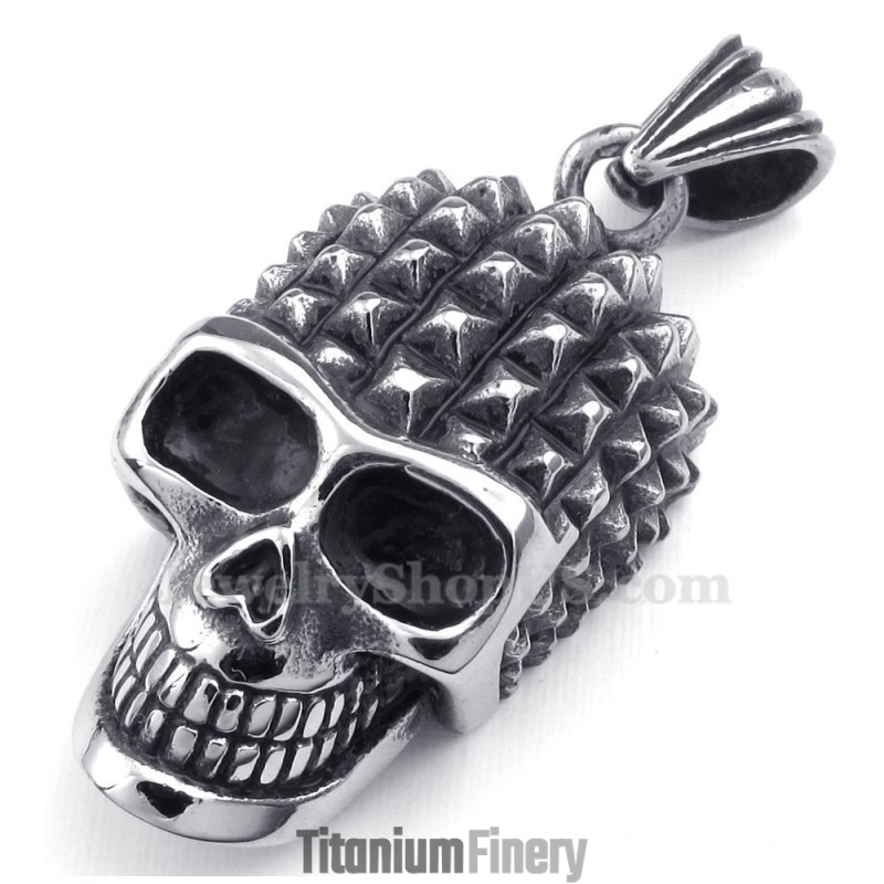 Titanium Skull Pendant Necklace (Free Chain) Titanium Skull Pendant Necklace (Free Chain)