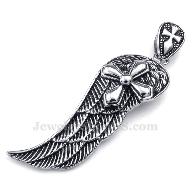 Titanium Feather Pendant Necklace (Free Chain) Titanium Feather Pendant Necklace (Free Chain)