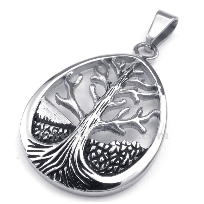 Titanium Tree Of Life Pendant Necklace (Free Chain) Titanium Tree Of Life Pendant Necklace (Free Chain)
