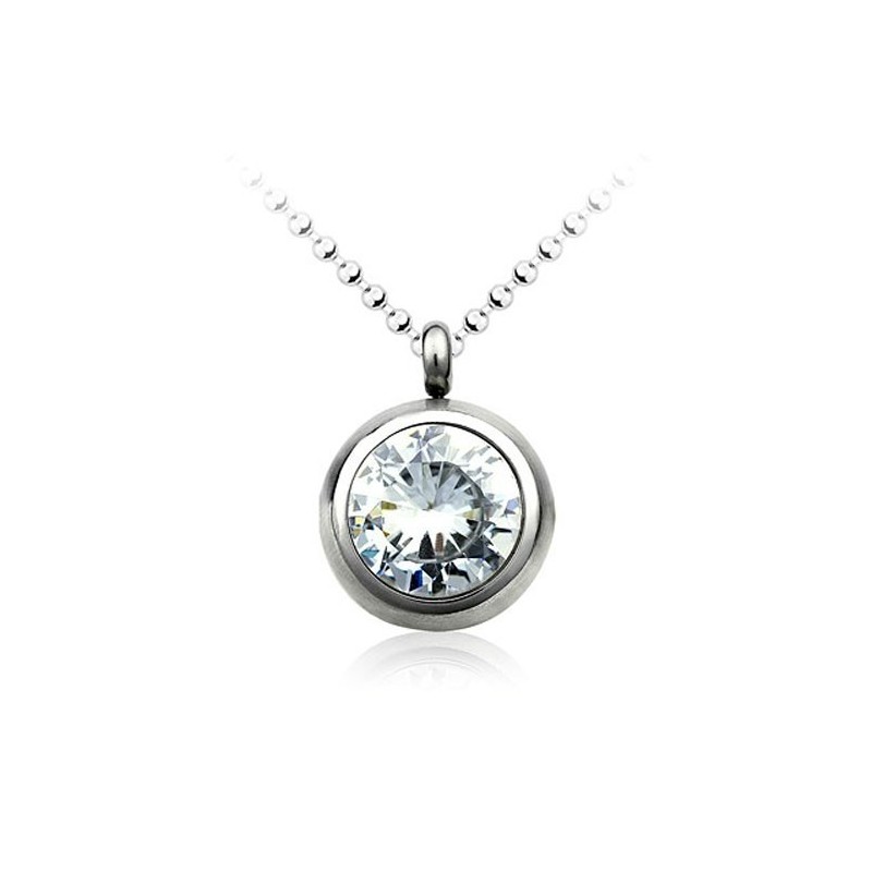 Fashion Titanium Pendant With Diamond - Free Chain Fashion Titanium Pendant With Diamond - Free Chain