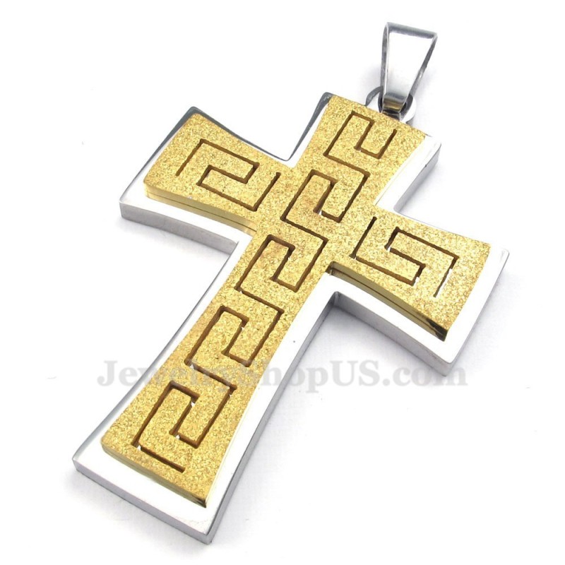 Titanium Cross Pendant Necklace (Free Chain) Titanium Cross Pendant Necklace (Free Chain)