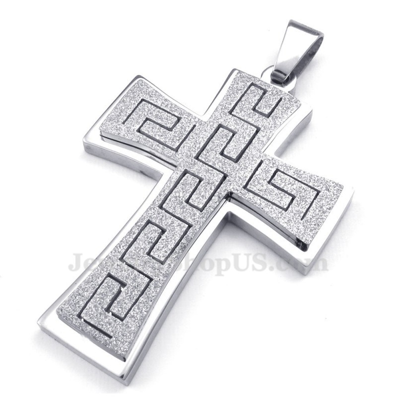 Titanium Cross Pendant Necklace (Free Chain) Titanium Cross Pendant Necklace (Free Chain)