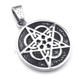 Titanium Five-Pointed Star Pendant Necklace (Free Chain)