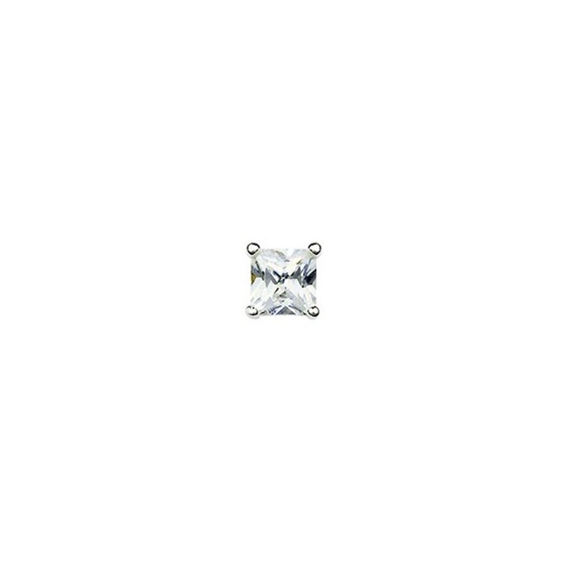 Pure White Square Titanium Earrings Pure White Square Titanium Earrings
