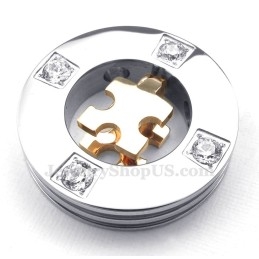 Titanium Male And Female Symbols Couples Pendant Necklace (Free Chain)(One Pair)